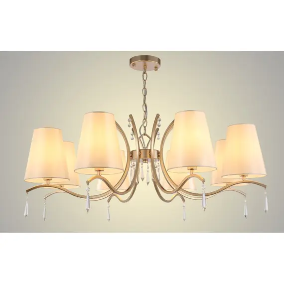 Подвесная люстра Crystal Lux Renata SP8 Gold, фото , изображение 4